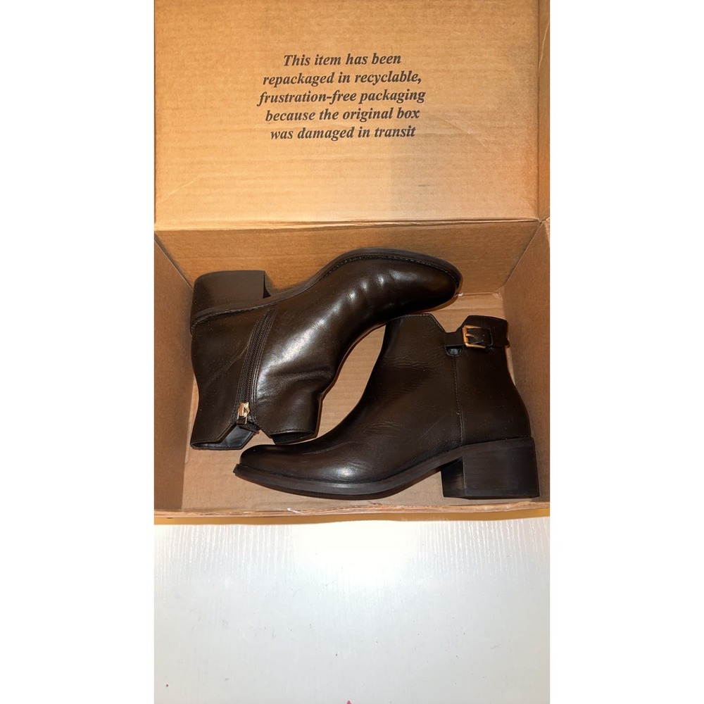 Cole Haan womens Haidyn Bootie (45mm) Ankle Boot, Black Leather, 8 US